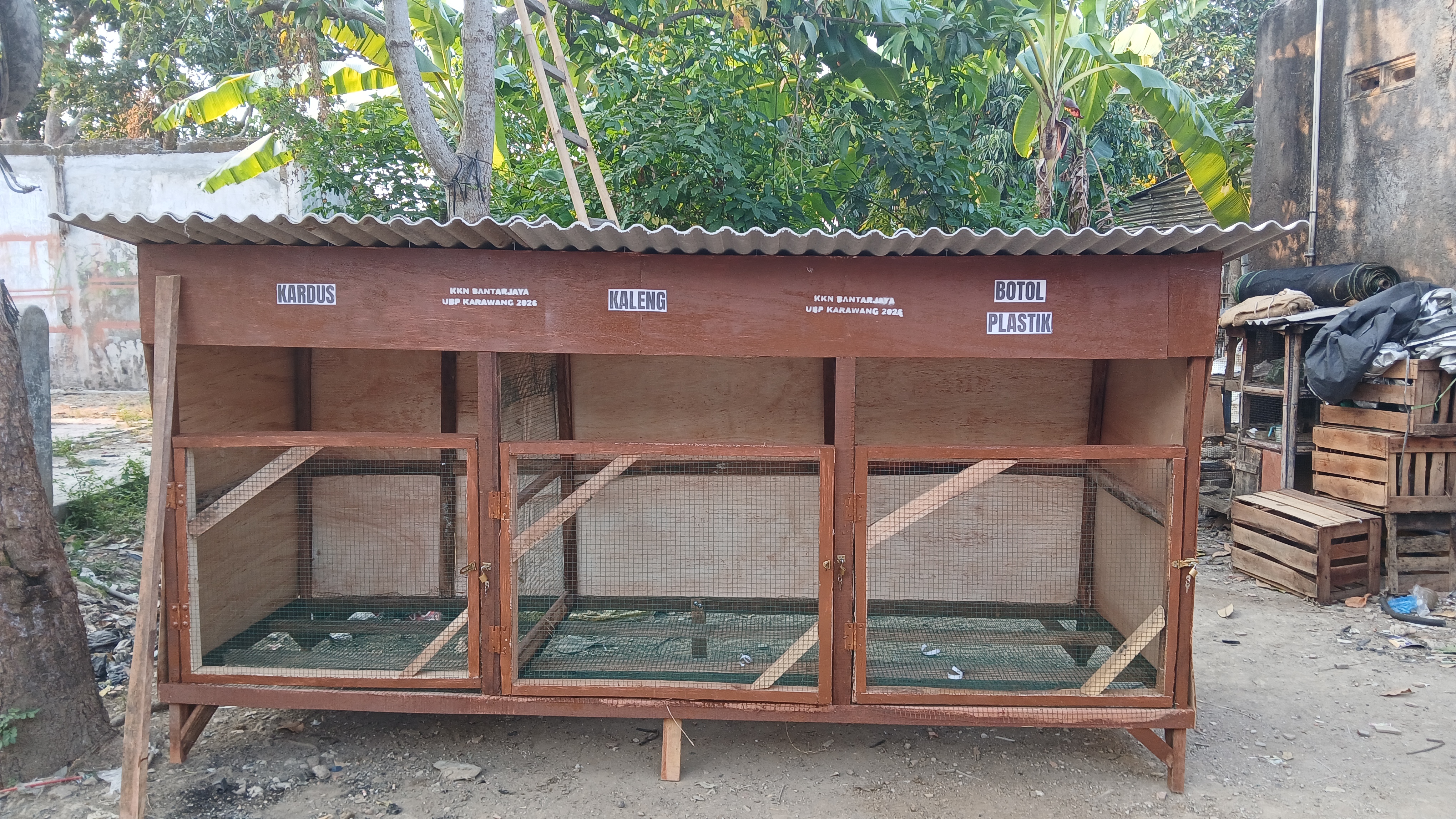 Penempatan fasilitas Bank Sampah